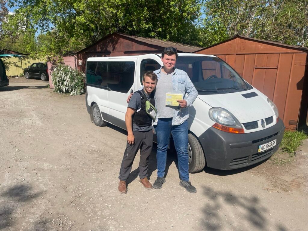 Donating a van to a local minister